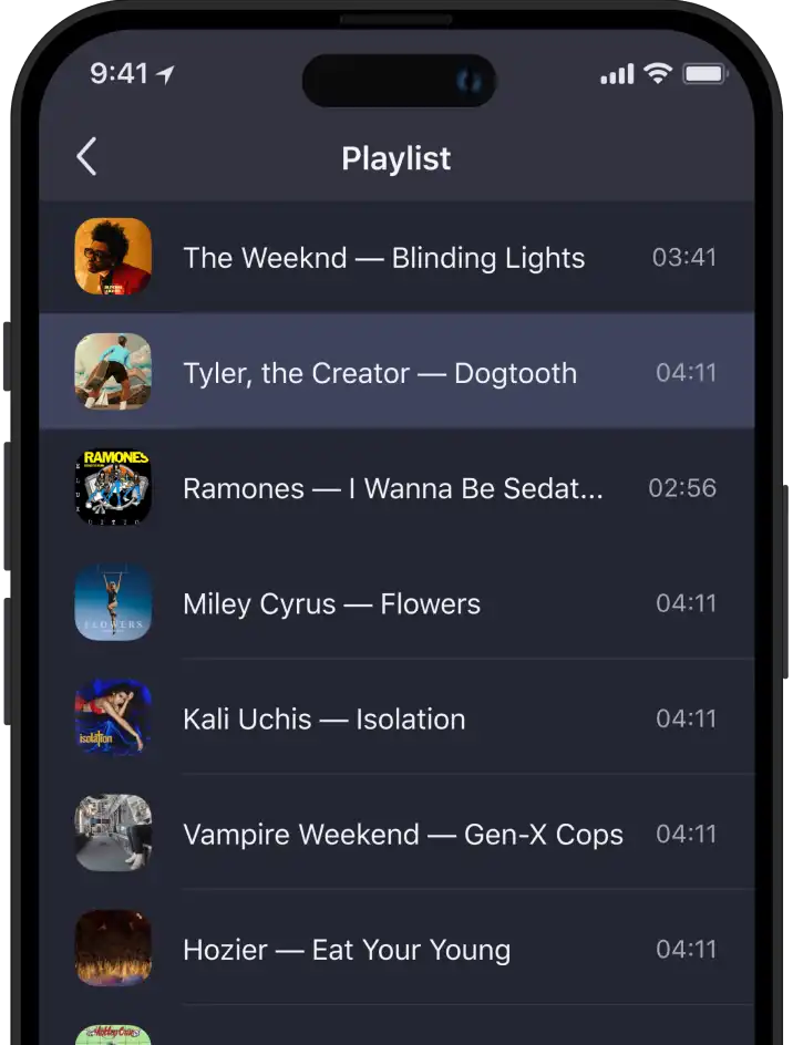 Enjoy with built-in media player, watch video, listen for the music even offline
